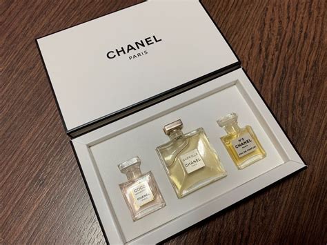 chanel gabrielle gift set|Chanel miniature perfume gift set.